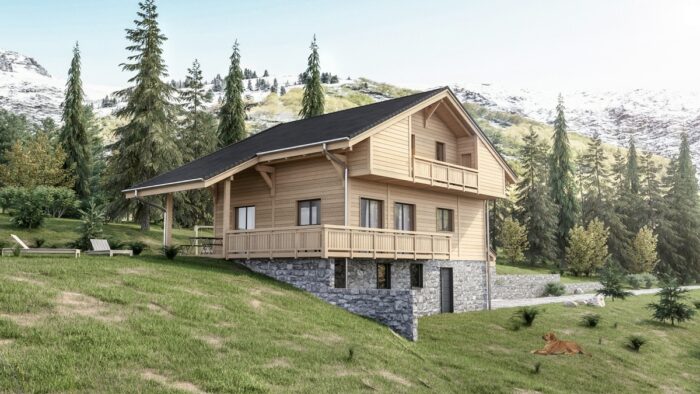 ARAVIS -Maison Bois à étage – Image 2