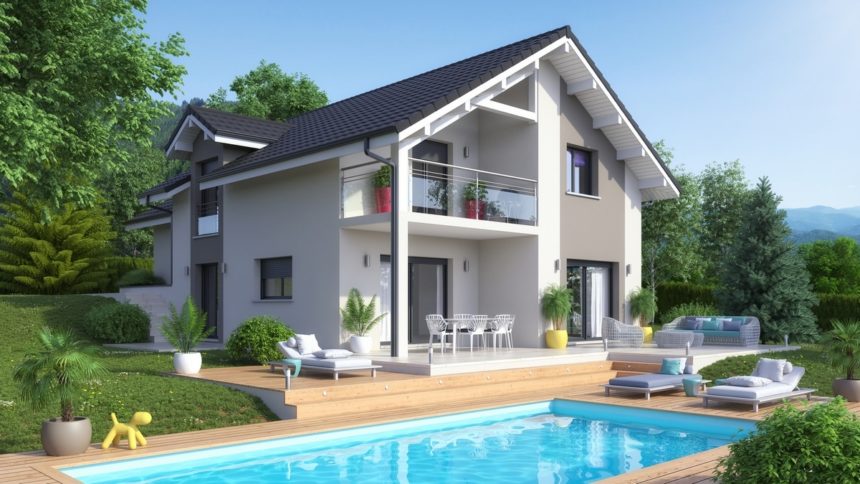 Plan maison demi-niveau – modèles pratiques