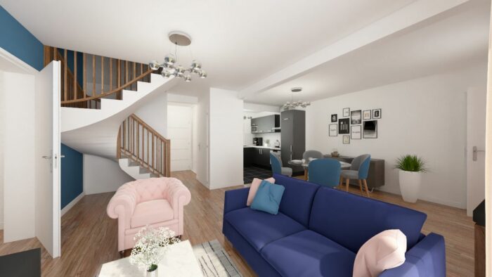 COUERNIUM -Maison contemporaine à étage – Image 3