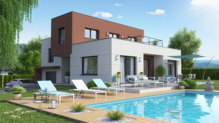 MELISSE MELISSE -Maison d'architecte à étage – Image 1