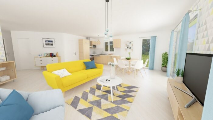 MUGUET -Maison contemporaine demi niveau – Image 3