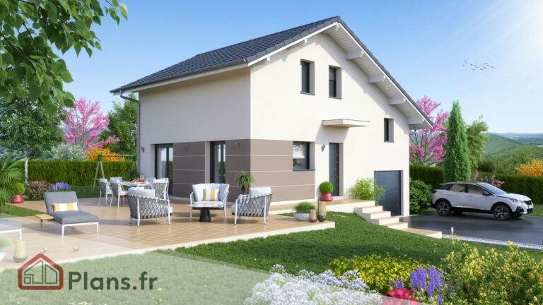 Plan maison demi-niveau – modèles pratiques