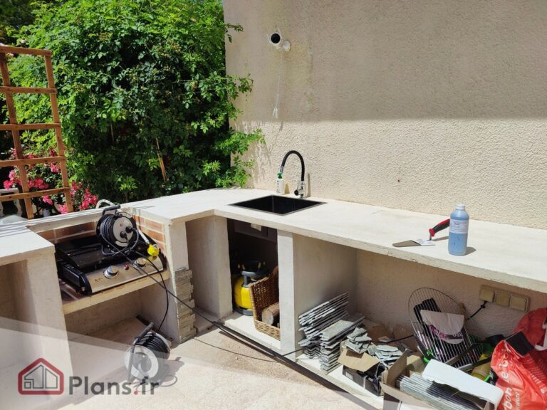 Test Resinence : Renovation plan de travail avec peinture résine - Plans.fr