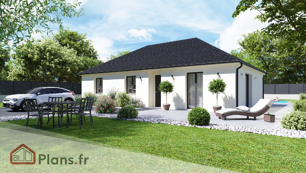 maison traditionnelle de plain pied