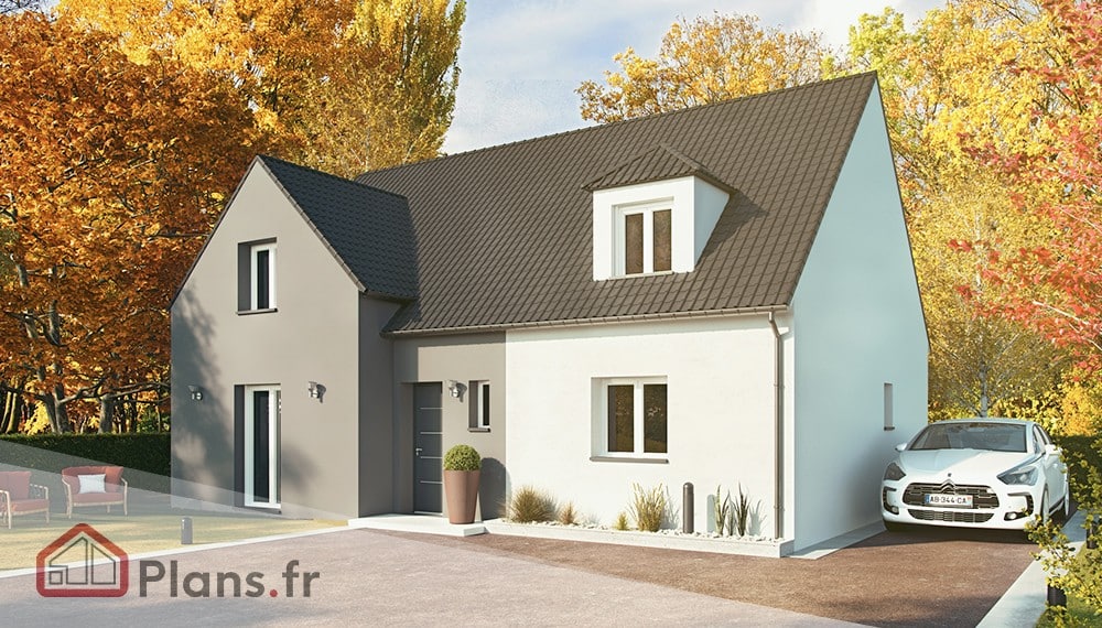 maison traditionnelle à étage