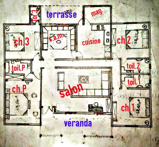 SVP et pour un plan de 4 chambres dont 3 chambres de 11,38m² et 1 de 15,75m²,  c