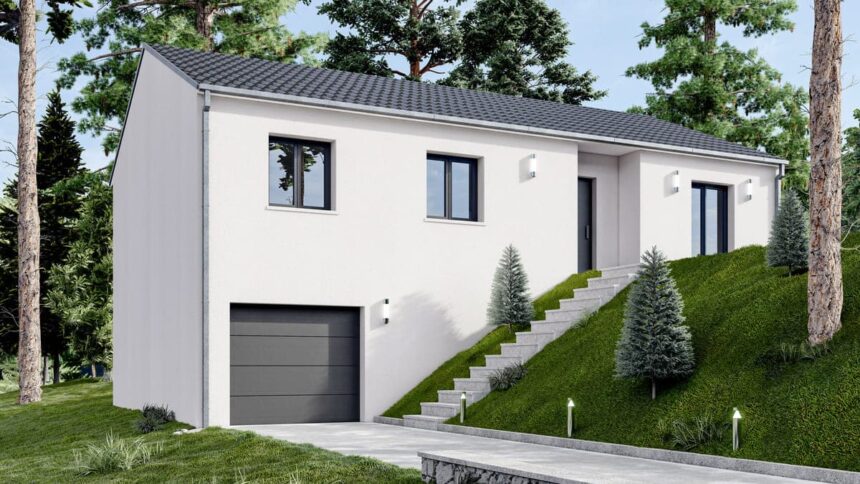 Plan maison demi-niveau – modèles pratiques