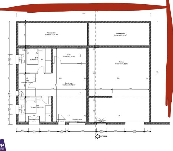 Bonjour  
Nous allons construire notre maison et faire un appartement et un garage (qu’on pourra changer en appartement plus tard )en rez de chaussée, nous avons fait faire les plans par un architecte