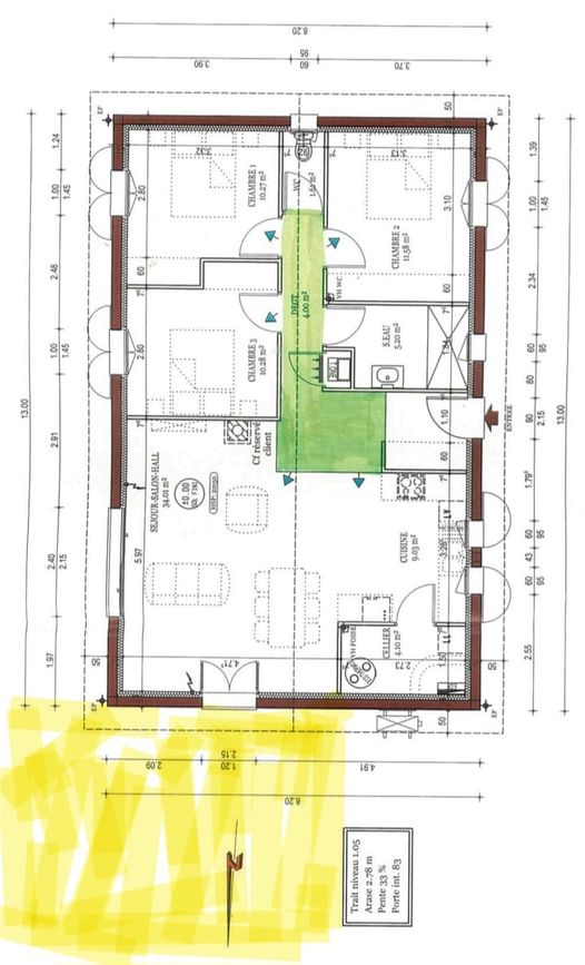 Projet agrandissement :
Bonjour nous sommes propriétaires d'une maison de 90m2 environ.
Nous souhaitons faire un agrandissement de moins de 20m2 au niveau du salon / sejour qui fait aujourd'hui 34m2. 