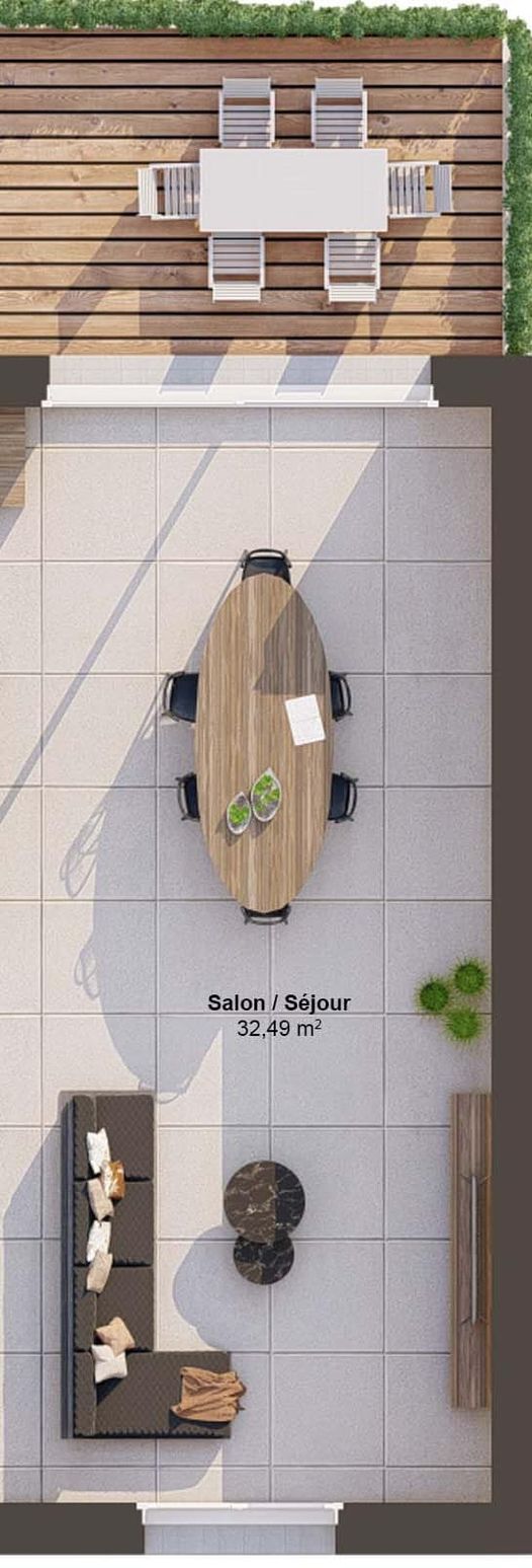 Bonjour ! quelqu'un peut-il partager son expérience ou une photo d'une pièce de vie avec des baies vitrées orientées nord et sud (sans fenêtres orientées est ou ouest parce que c’est pas possible) ? 
