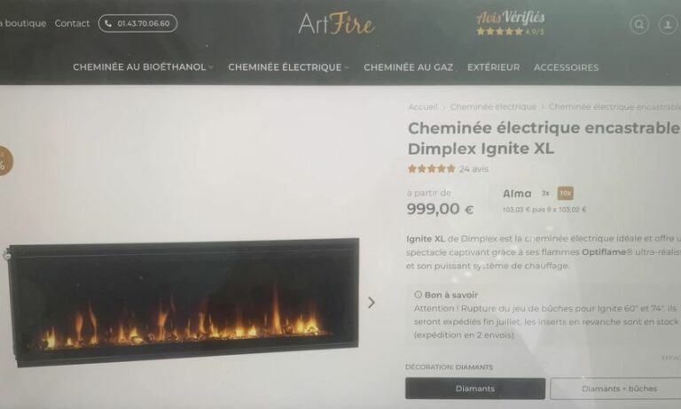 Bonjour, 
 Qui a opté pour une cheminée électrique de ce style ? 
 Est ce que ça chauffe vraiment (1800 watts) ? 
 Nous hésitons entre une vraie cheminée ou cheminée électrique ? 
 Merci pour vos reto