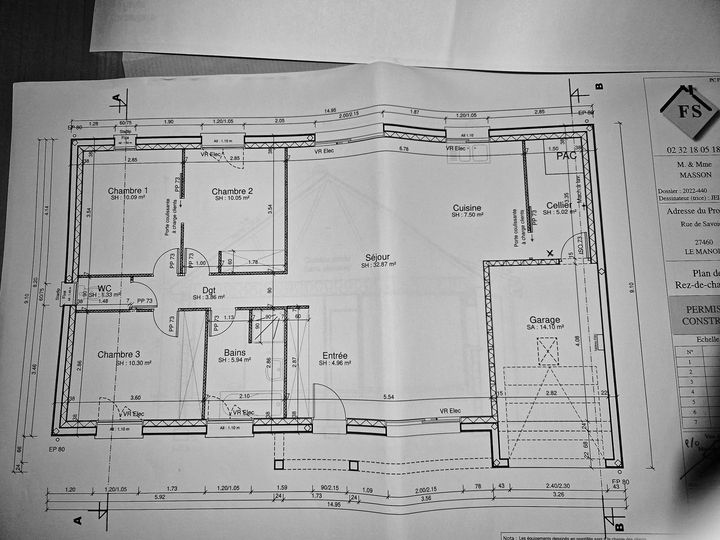 Bjr voici nos plans avez vois des suggestions .
  Pour la chambre 3 ça sera cell