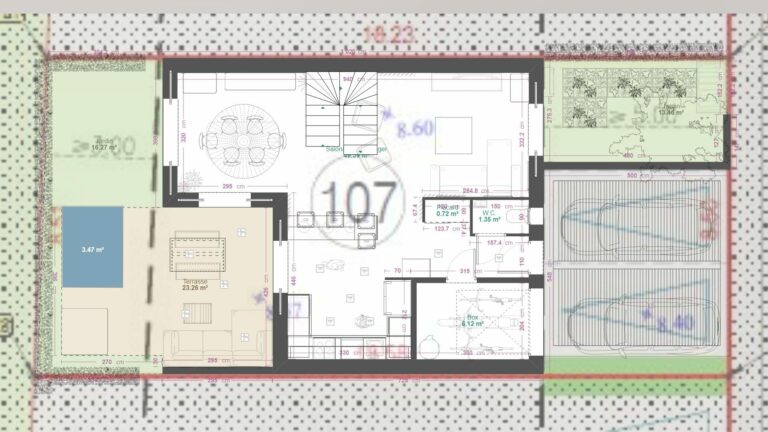 Bonjour,
 J'ai fait quelques évolutions depuis mes premiers plans.
 Je viens pour vos avis.
 Objectif : séjour maximisé, 3 chambres dont une grande suite parentale et simple box à vélo sur micro terra