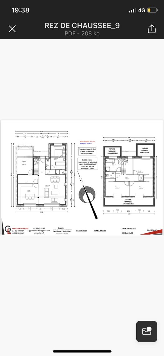 Bonjour 
J’ai fait un plan mais j‘aimerai des avis sur le plan rdc (à gauche )
Sur la parti chambre 1-sallle d’eau-Wc 
Je sais pas si c’est une bonne idée de faire une suite parentale ? En cas vente e