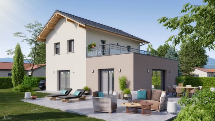 Lilas EXTENSION-TOIT-PLAT-V2 Lilas : extension maison โ Image 1